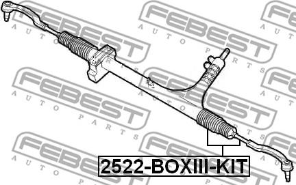 Febest 2522-BOXIII-KIT - Inre styrled xdelar.se