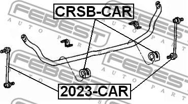 Febest 2023-CAR - Länk, krängningshämmare xdelar.se