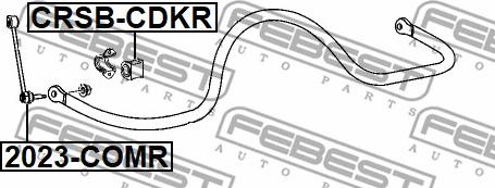 Febest 2023-COMR - Länk, krängningshämmare xdelar.se