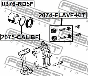 Febest 2074-FLAVF-KIT - Styrtapp, bromsok xdelar.se