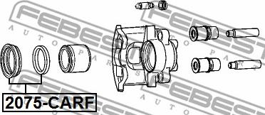 Febest 2075-CARF - Reparationssats, bromsok xdelar.se