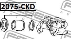 Febest 2075-CKDR - Reparationssats, bromsok xdelar.se