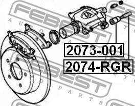 Febest 2074-RGR - Styrtapp, bromsok xdelar.se