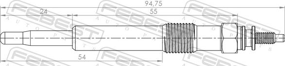 Febest 21642-003 - Glödstift xdelar.se