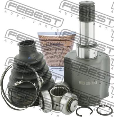 Febest 2111-FY36LH - Ledsats, drivaxel xdelar.se