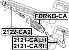 Febest 2122-CA2 - Inre styrled xdelar.se