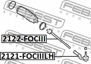 Febest 2122-FOCIII - Inre styrled xdelar.se