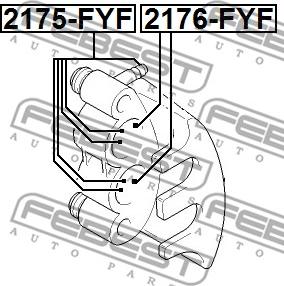 Febest 2175-FYF - Reparationssats, bromsok xdelar.se