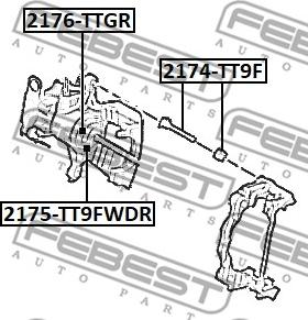 Febest 2176-TTGR - Kolv, bromsok xdelar.se