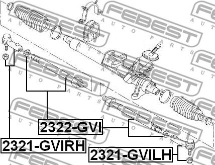 Febest 2321-GVIRH - Parallellstagsled xdelar.se