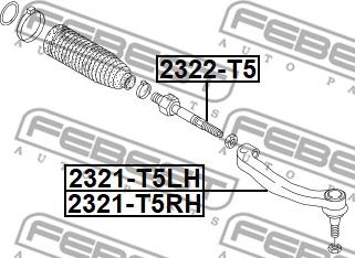 Febest 2321-T5RH - Parallellstagsled xdelar.se