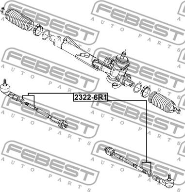 Febest 2322-6R1 - Inre styrled xdelar.se