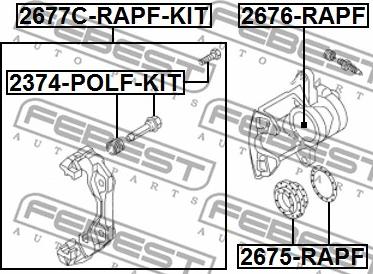 Febest 2676-RAPF - Kolv, bromsok xdelar.se