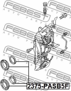 Febest 2375-PASB5F - Reparationssats, bromsok xdelar.se