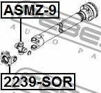 Febest 2239-SOR - Drivfläns, drivaxel xdelar.se