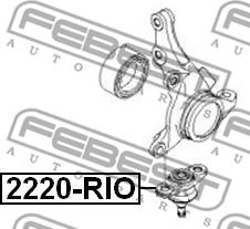 Febest 2220-RIO - Stöd- / Styrstag xdelar.se