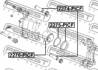 Febest 2276-PICF - Kolv, bromsok xdelar.se