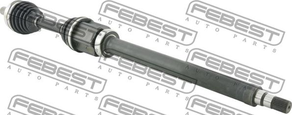 Febest 2714-S40RH - Drivaxel xdelar.se