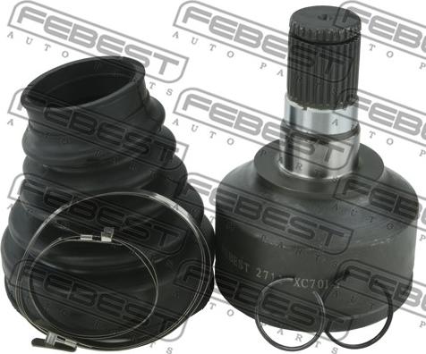 Febest 2711-XC70LH - Ledsats, drivaxel xdelar.se