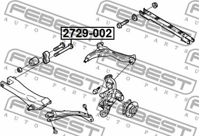 Febest 2729-002 - Inställningsskruv, camber xdelar.se