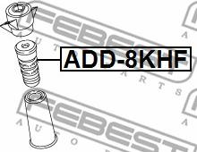 Febest ADD-8KHF - Gummibuffert, fjädring xdelar.se