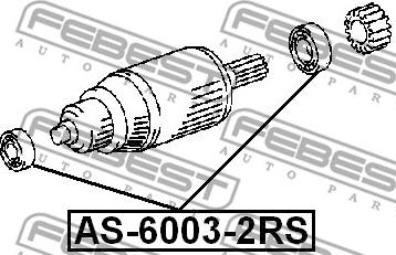 Febest AS-6003-2RS - Lager xdelar.se