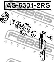 Febest AS-6301-2RS - Lager xdelar.se