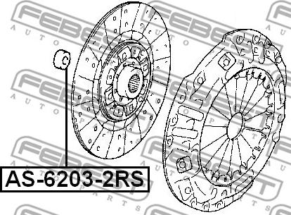 Febest AS-6203-2RS - Lager xdelar.se