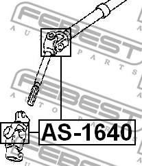 Febest AS-1640 - Led, styraxel xdelar.se