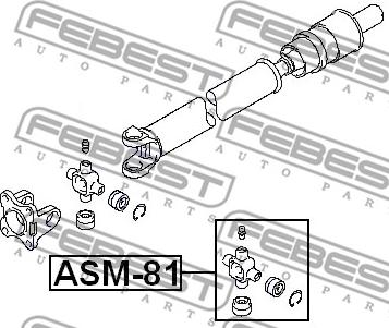 Febest ASM-81 - Led, kardanaxel xdelar.se