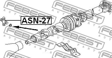 Febest ASN-27 - Led, kardanaxel xdelar.se