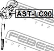 Febest AST-LC90 - Led, styraxel xdelar.se