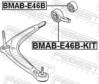 Febest BMAB-E46B-KIT - Länkarmsbussning xdelar.se