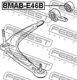 Febest BMAB-E46B - Länkarmsbussning xdelar.se