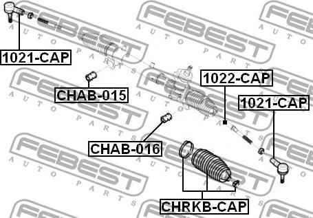 Febest CHRKB-CAP - Bälgar, styrsystem xdelar.se