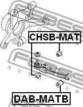 Febest CHSB-MAT - Länkarmsbussning xdelar.se