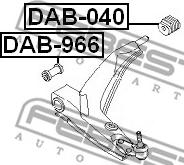 Febest DAB-040 - Länkarmsbussning xdelar.se