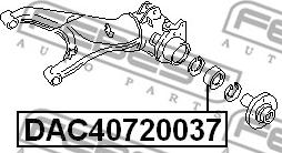 Febest DAC40720037 - Hjullager xdelar.se