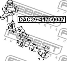 Febest DAC39-41750037 - Hjullager xdelar.se