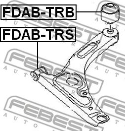 Febest FDAB-TRB - Länkarmsbussning xdelar.se