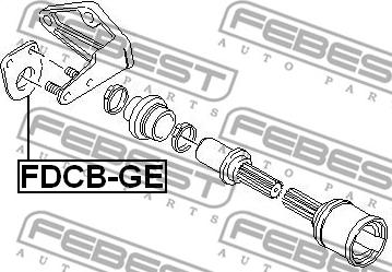 Febest FDCB-GE - Drivaxellager xdelar.se