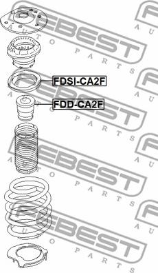 Febest FDSI-CA2F - Fjäderbricka xdelar.se