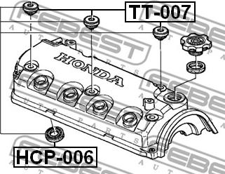 Febest HCP-006 - Tätning, tändstiftssäte xdelar.se