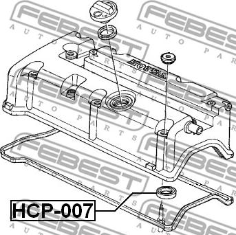 Febest HCP-007 - Tätning, tändstiftssäte xdelar.se