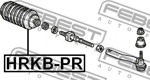 Febest HRKB-PR - Bälgar, styrsystem xdelar.se