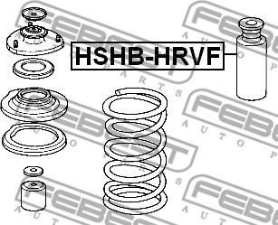 Febest HSHB-HRVF - Gummibuffert, fjädring xdelar.se