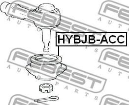 Febest HYBJB-ACC - Reparationssats, parallelstagsände xdelar.se