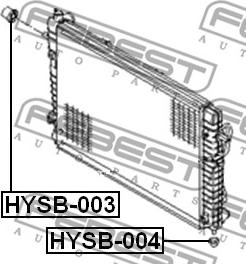 Febest HYSB-003 - Montering, kylare xdelar.se