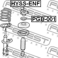 Febest HYSS-ENF - Fjäderbens-stödlager xdelar.se