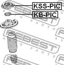 Febest KSS-PIC - Fjäderbens-stödlager xdelar.se